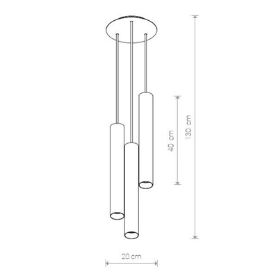 EYE L Suspension GU10 IP20 blanc