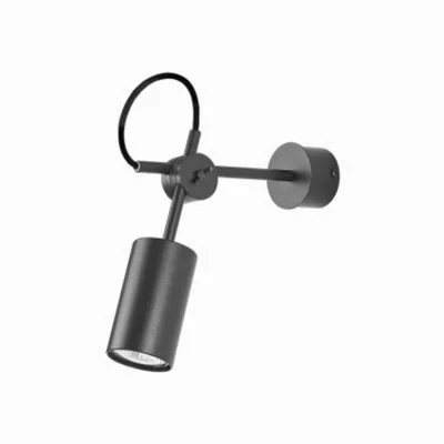 EYE S Graphite wall lamp