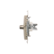 "F" type double antenna socket gold metallic matt