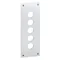 Façade métallique Harmony XAPS avec 5 trous horizontaux