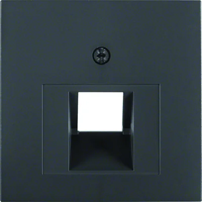 Façade pour prise de connexion UAE (téléphone, ordinateur) anthracite mat