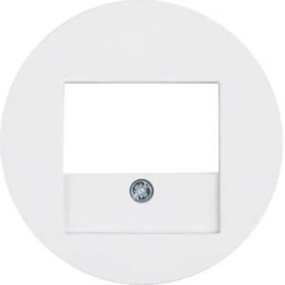 Façade pour prise de tête et chargement USB, blanc, brillant