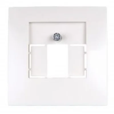Faceplate for TAE and speaker socket cream