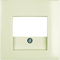 Faceplate for TAE and speaker socket cream