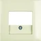 Faceplate for TAE and speaker socket cream