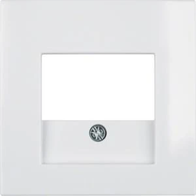 Faceplate for TAE and speaker socket white