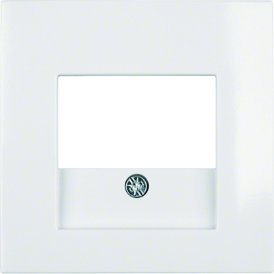 Faceplate for TAE and speaker socket white