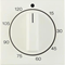 Faceplate with knob for 120 min time switch - Cream gloss