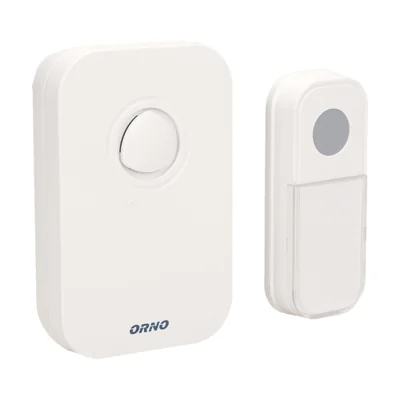 FADO DC, wireless doorbell, battery-powered, learning system, 36 sounds, 80m