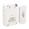FADO DC, wireless doorbell, battery-powered, learning system, 36 sounds, 80m