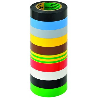 Farbiges Isolierband 15 mm x 10 m, 1 kV zertifiziert [PACKUNG 10 Stück]