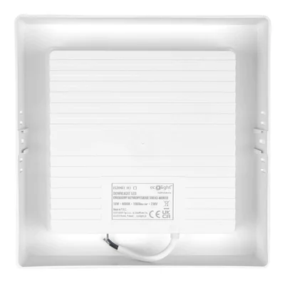 Faretto da incasso N/T quadrato 18W 4000K bianco DL-1
