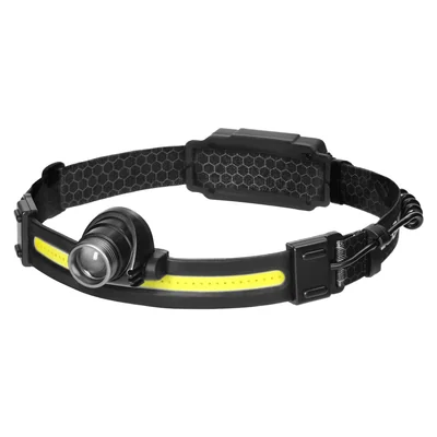 Faro a LED COB + CREE con batteria da 1200 mAh