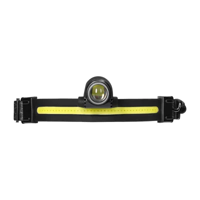 Faro a LED COB + CREE con batteria da 1200 mAh
