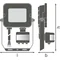 Faro compatto Flood Sensor V 10W 840 SYM 100 nero
