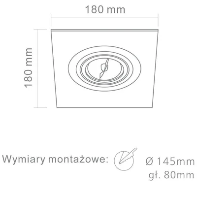 FARO I ALLUMINIO Brushed aluminum recessed lamp