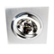 FARO I ALLUMINIO Brushed aluminum recessed lamp