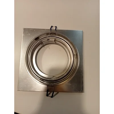 FARO I ALLUMINIO Brushed aluminum recessed lamp