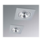 FARO I ALLUMINIO Brushed aluminum recessed lamp