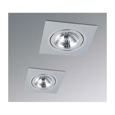FARO I ALLUMINIO Lampada da incasso, alluminio spazzolato