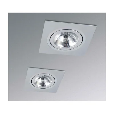 FARO I ALLUMINIO Lampe à encastrer en aluminium brossé