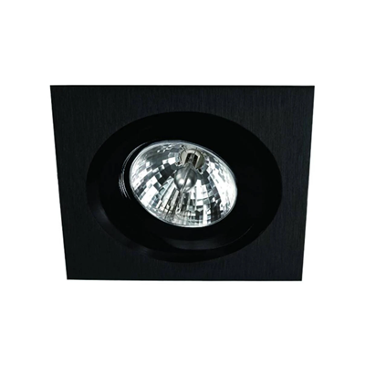 Faro I Nero Black recessed ceiling lamp