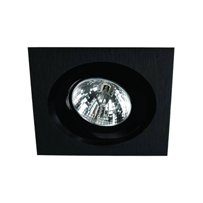 Faro I Nero Black recessed ceiling lamp
