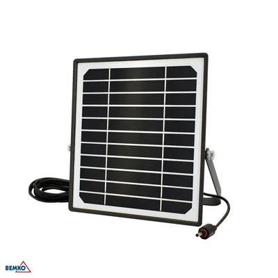 Faro LED solare SOLPAR 10W 1500LM 4000K IP65 Nero PIR