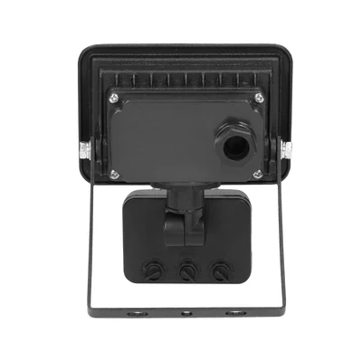 FARO S LED-Fluter, 10 W, mit PIR-Sensor, 800 lm, Schutzart IP44, 4000 K, Aluminium + Glas