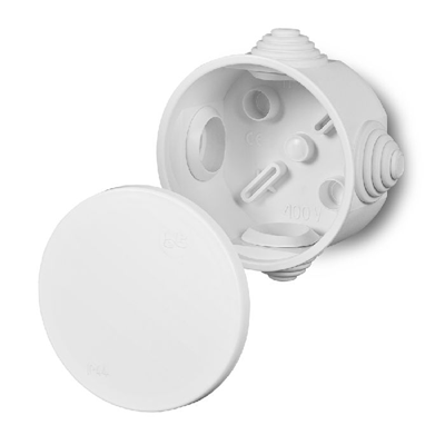 FAST-BOX Boite ronde fi75x40mm IP55 blanc