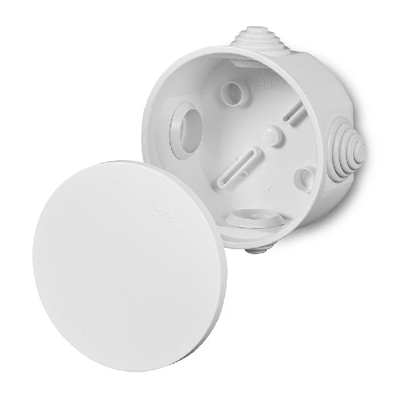 FAST-BOX Puszka okrągła fi90x44mm IP55 biała