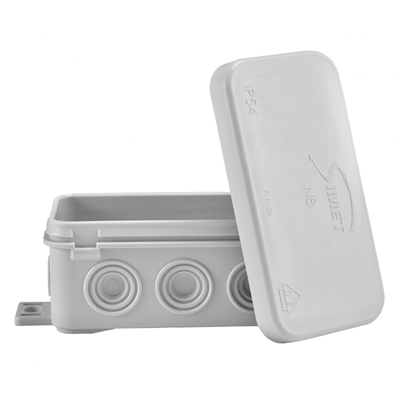 FASTBOX Gland wall box 37x75mm IP54 grey