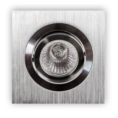 FASTO AND ALLUMINIO Lámpara empotrable, aluminio cepillado