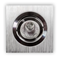 FASTO I ALLUMINIO Brushed aluminum recessed lamp