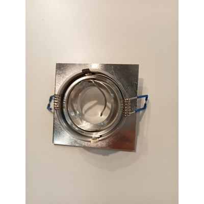 FASTO I ALLUMINIO Brushed aluminum recessed lamp