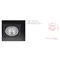 Fasto I Nero Black recessed ceiling lamp