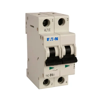 FAZ-D10/2 Disyuntor 15kA, In=10A, característica D, 2 polos. serie FAZ
