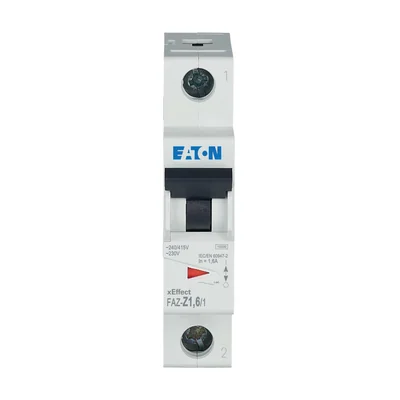 FAZ-Z1,6/1 Overcurrent circuit breaker 10kA, In=1.6A, Z-characteristic, 1-pole. FAZ series