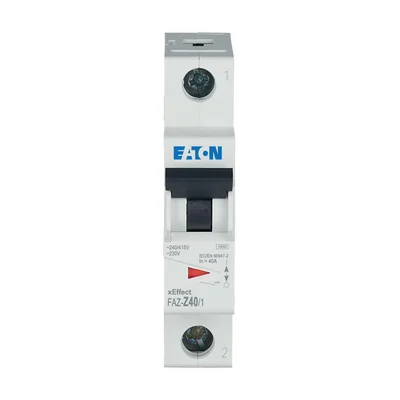 FAZ-Z40/1 Disyuntor 10kA, In=40A, característica Z, 1 polo. serie FAZ