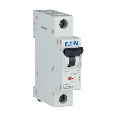 FAZ-Z40/1 Disyuntor 10kA, In=40A, característica Z, 1 polo. serie FAZ