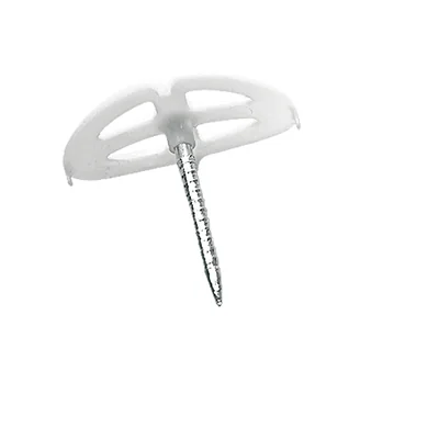 Fermacavo con chiodo indurito PUzG (50 pz.) bianco