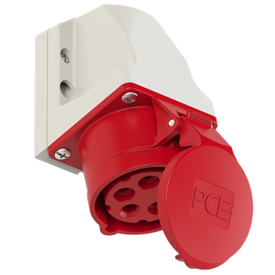 Feste Steckdose mit kleinem Gehäuse 400V 16A 5P IP44