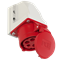 Feste Steckdose mit kleinem Gehäuse 400V 16A 5P IP44