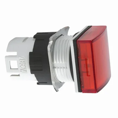 Feu de signalisation LED carré rouge