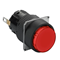 Feu de signalisation rouge LED 24V rond plastique