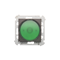 Feu de signalisation SIMON 54 LED - feu vert (module) 230V marron mat