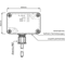 Feuchte- und Temperatursender, MODBUS RTU, 9-30V, 0-100%RH,