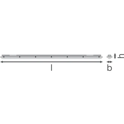 FEUCHTIGKEITSSCHUTZ DALI 1500 58W 840 IP65 GY Leuchte