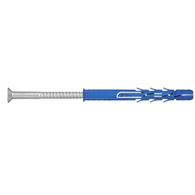 FF1 Polyamide frame plug 10x80 mm with funnel, galvanized screw, [OP 50]