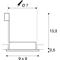 Fgl Out GU10 SQUARE lampa sufitowa
